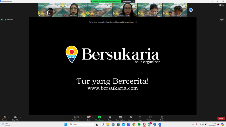 Demi Meningkatkan Literasi Digital, Prodi Pariwisata ITERA Melakukan Kegiatan Kuliah Umum Terkait Virtual Tourism.